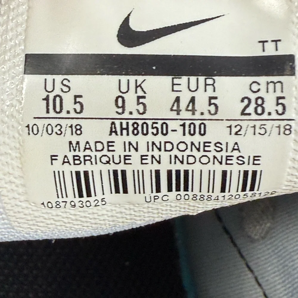 Nike Air Max 270 White Black sneaker shoes men’s size 10.5_7